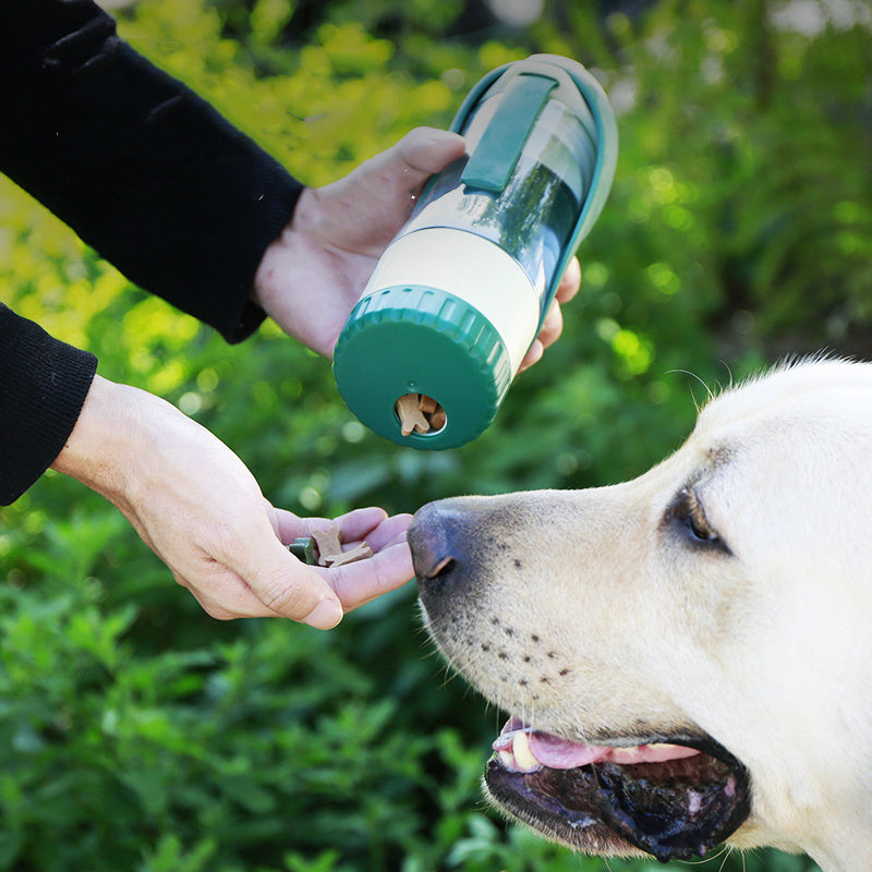 2 In 1 Multifunction Pet Dog Water Bottle