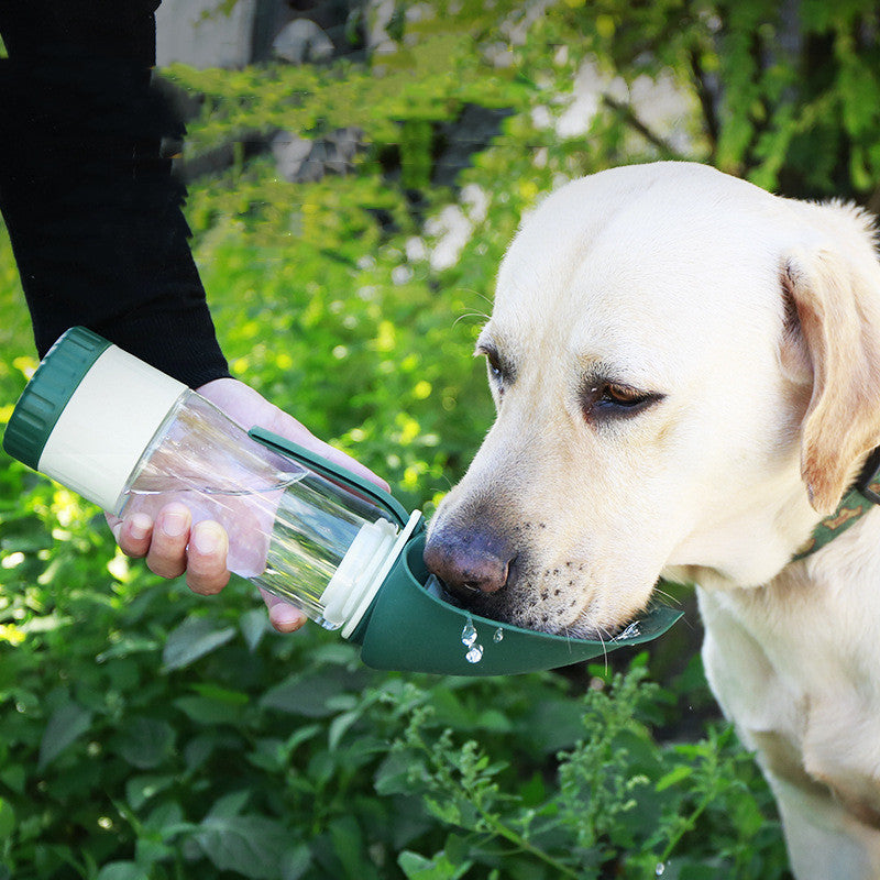 2 In 1 Multifunction Pet Dog Water Bottle