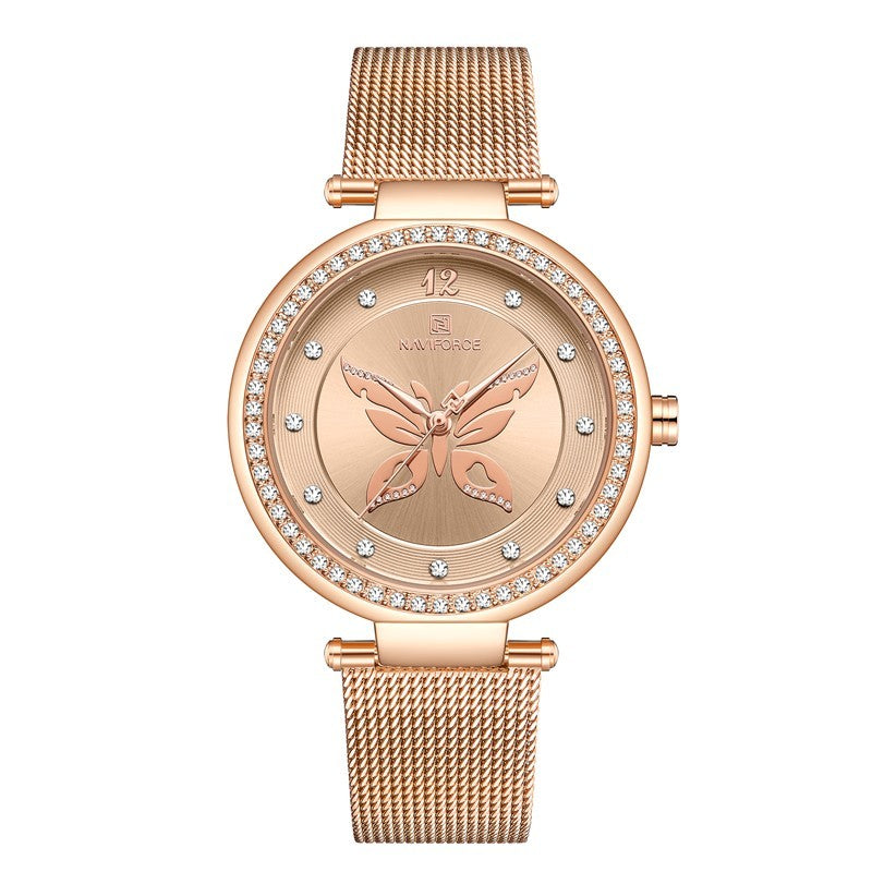 Simple Fashion Watch With Net